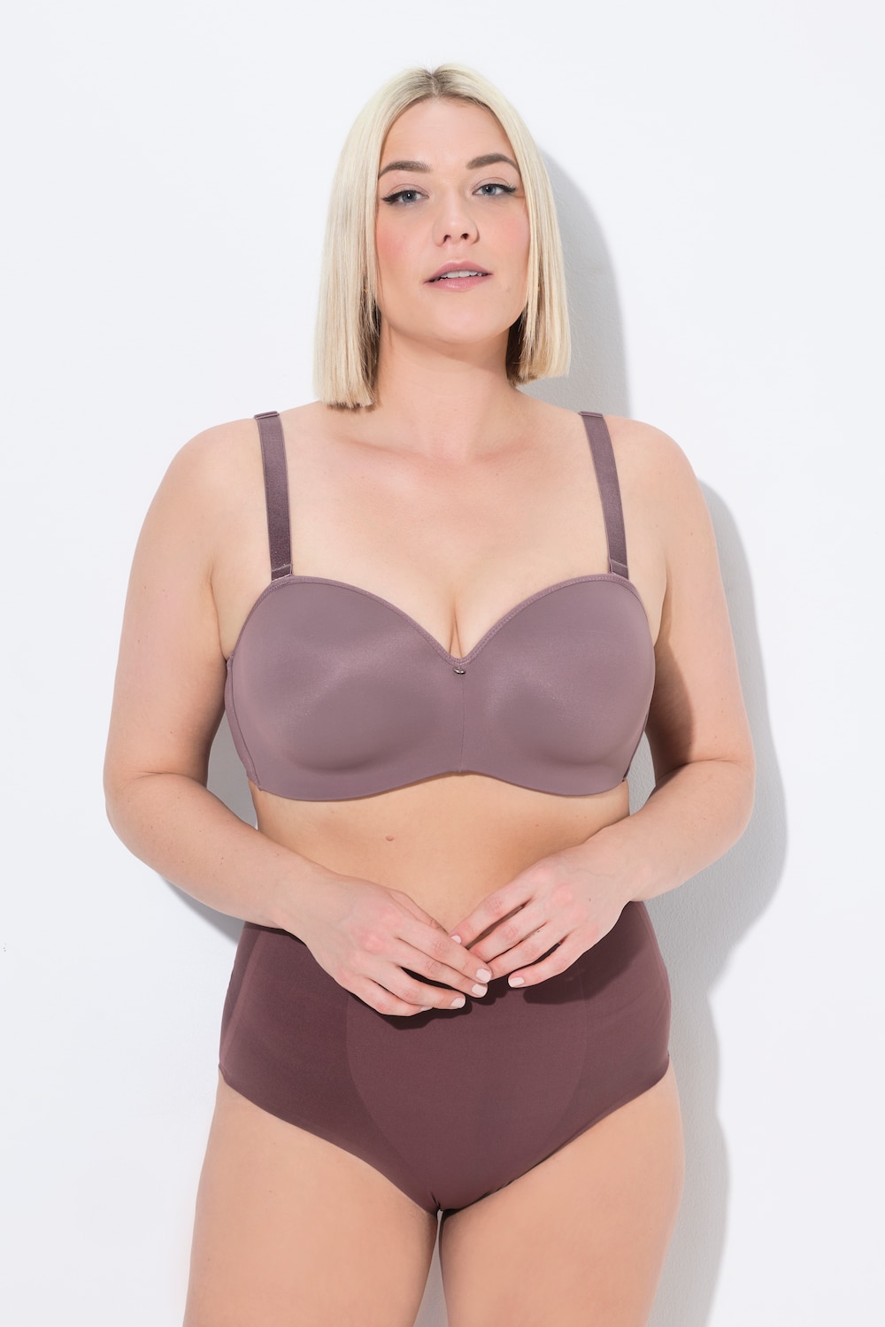 Große Größen Multiway-BH, Damen, braun, Größe: 95D, Synthetische Fasern/Elasthan, Ulla Popken