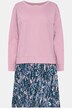 Kleid, Sweatshirt mit Rock, Rundhals, Langarm