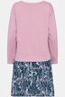 Kleid, Sweatshirt mit Rock, Rundhals, Langarm