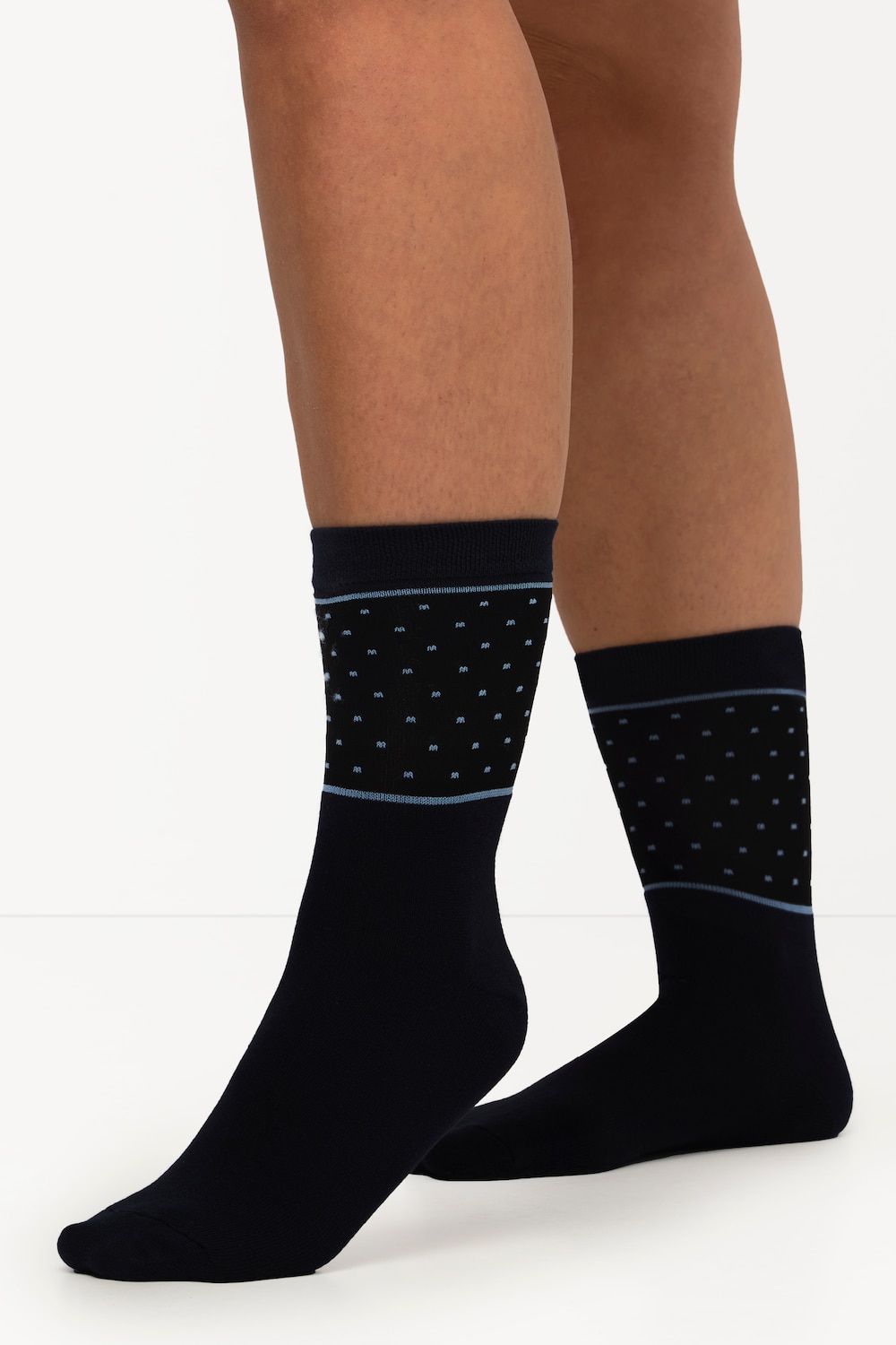Kousen, polka dot mesh