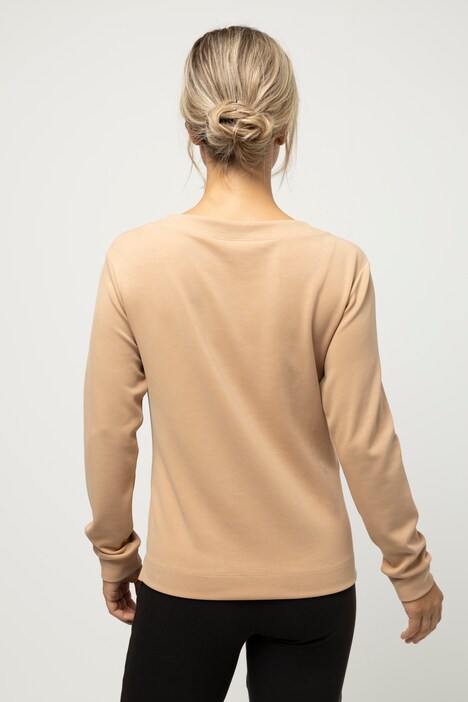 Sweatshirt, Identity, U-Boot-Ausschnitt, Langarm