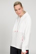 Hoodie, Sweat mit Stepp, Kapuze, Langarm