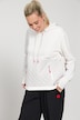 Hoodie, Sweat mit Stepp, Kapuze, Langarm