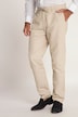 Pantalon Kos en lin mélangé, taille élastique et coupe Regular Fit, collection Business - jusqu'au 74