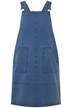 Laclové šaty, džínový vzhled, A střih, bez rukávů