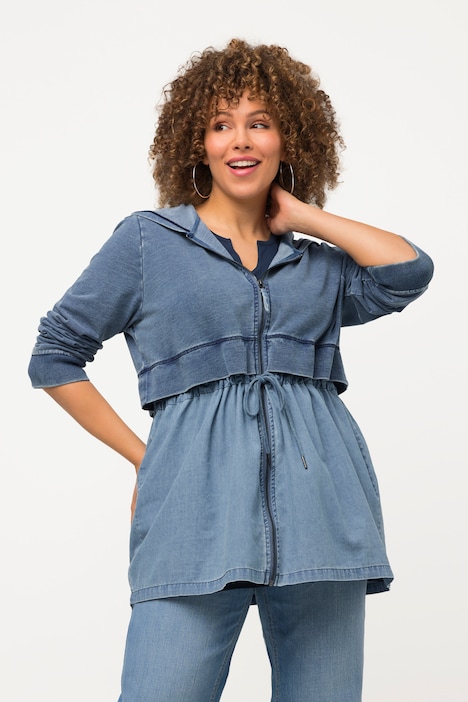 We The Free Zip It Up Denim Shirt by at Free People - ShopStyle T-shirts