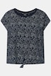 Speckled Tie-Up Short Sleeve Tee