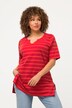 Striped Oversize Short Sleeve Tee