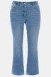 Jeans, rak passform, 5-ficksmodell, skurna benslut