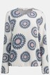 Pullover, grafisches Muster, Rundhals, Langarm
