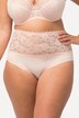 Maxislips, 2er-Pack, tonige Spitze, High Waist