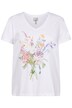 Tričko, kytice, Classic, výstřih do V, krátké rukávy