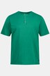 Henley, T-Shirt, Halbarm, Rundhals, Knopfleiste