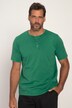 Henley, T-Shirt, Halbarm, Rundhals, Knopfleiste