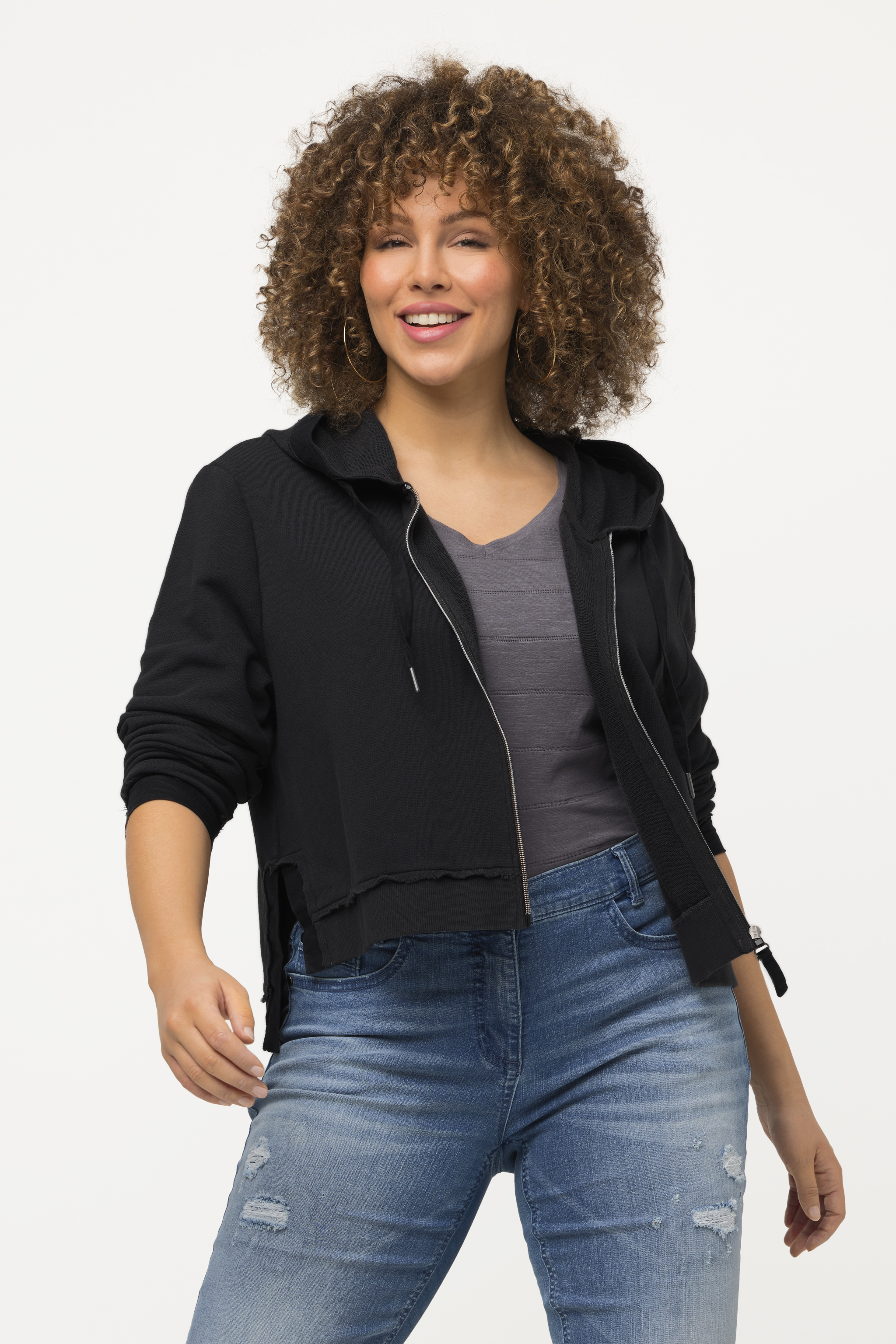 Veste Courte Femme Noir Grande Taille Ulla Popken Veste Courte Femme Noir Grande Taille Ulla Popken