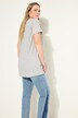 T-Shirt, Wide Classic Fit, V-Ausschnitt, Halbarm