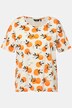 Short Sleeve Orange Print Tee