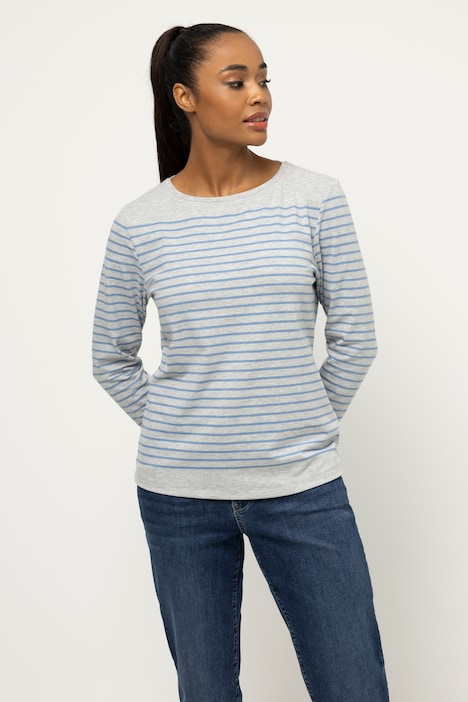 My Bump Damen Umstandspullover – Ultraweicher Stretch-Jersey Mit U-Boot-Ausschnitt (Made In USA)