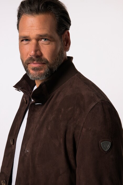 Veste En Cuir Synthétique Homme Sailwind - Style Bomber Moto, Col à Revers, Boutons Pression - Printemps, Automne, Hiver
