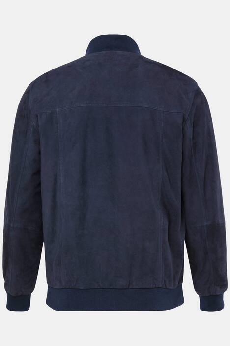 JP1880 Lederjacke, Veloursleder, Stehkragen, Knopfleiste, bis 7 XL