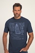 T-shirts, set van 2, halve mouwen, shark-print, ronde hals