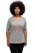Tričko, Love, A střih, výstřih do V, krátké rukváy
