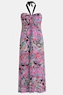 Maxikleid, Neckholder, Allover Print, ärmellos
