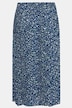 Plisowana spódnica, wzorzysta, linia litery A, elastyczny pas