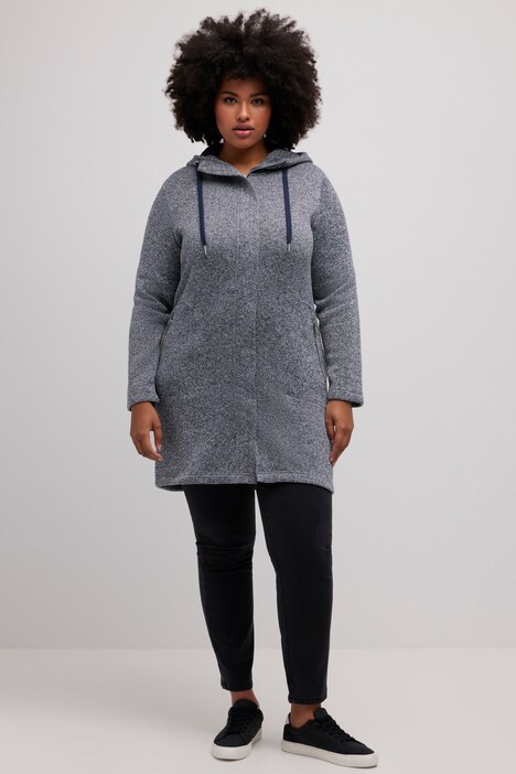 Sweat-shirt Femme Polaire Douce – IWOLLENCE – Capuche, Poche Zip – Automne/hiver – Coupe Ajustable