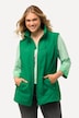 Veste Softshell, avec doublure en polaire. Col montant et fermeture à glissière à double sens.
