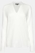 Shirt, Oversized, V-Ausschnitt, Langarm