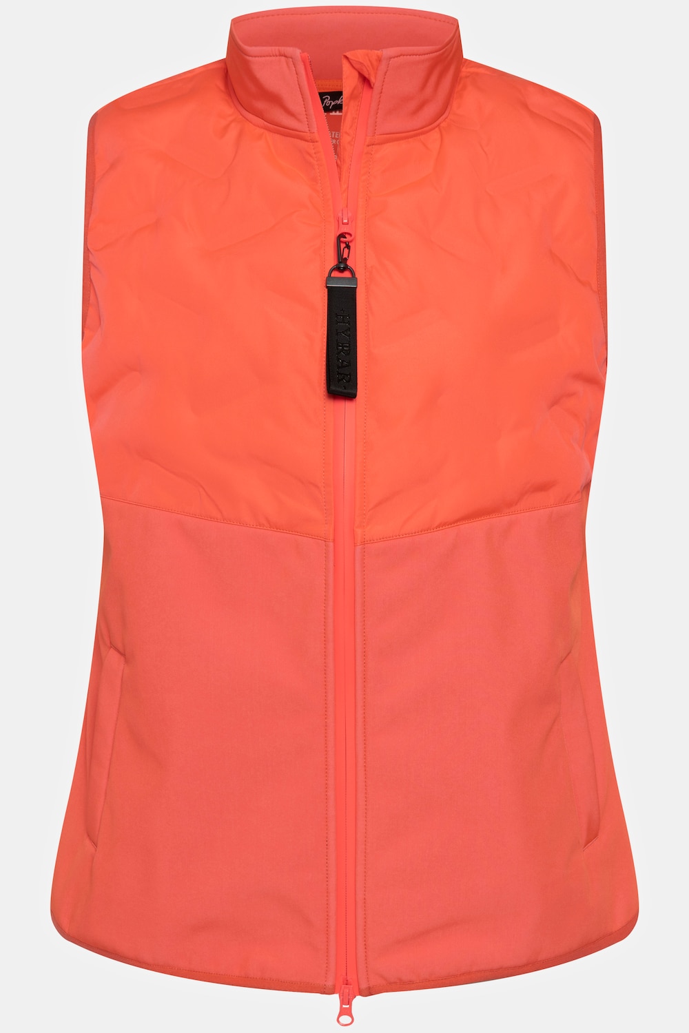 Stora storlekar Softshellväst i funktionsmaterial, Dam, orange, storlek: 50/52, Polyester, Ulla Popken