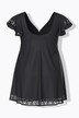 Badekleid, Flügelärmel, Softschalen, Lasercut-Muster, Bügel