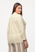 Eco Cotton Shirt with Crocheted Fringe Trim Pocket