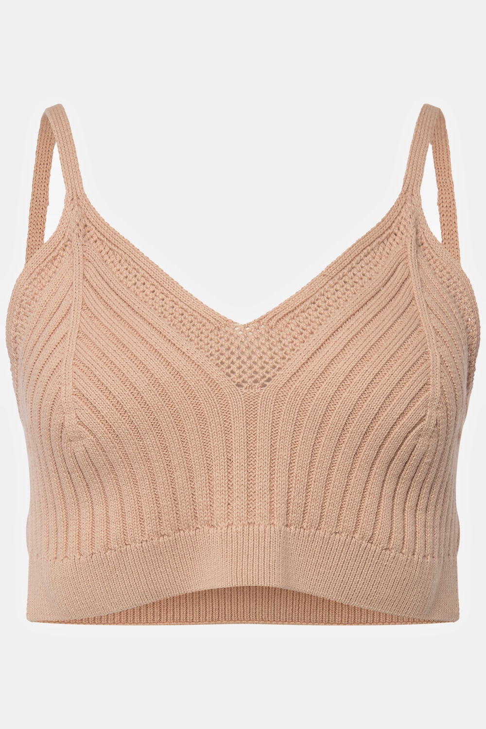 Stora storlekar Bralette, Dam, beige, storlek: 50/52, Bomull, Ulla Popken