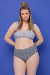 bikini slip, high waist, dot print
