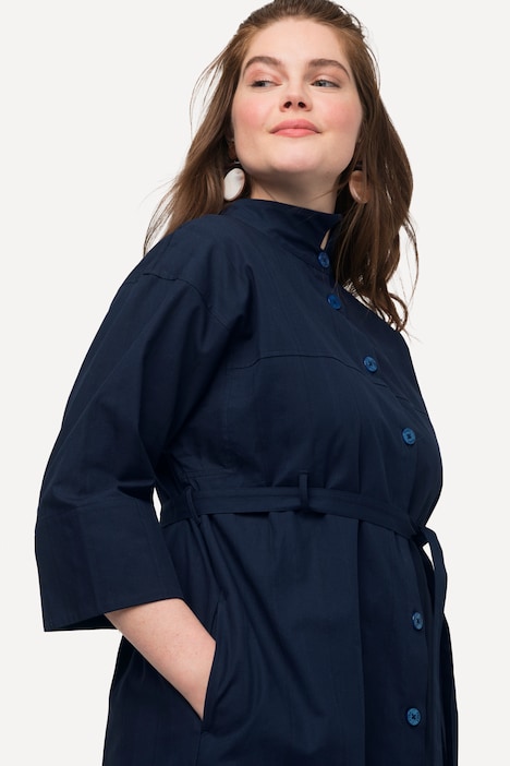 Eco Cotton Shirt Dress | Blouson | Jackets