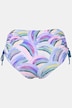 Bikini, Aquarellmuster, Bügel, ohne Softcups, Raffung
