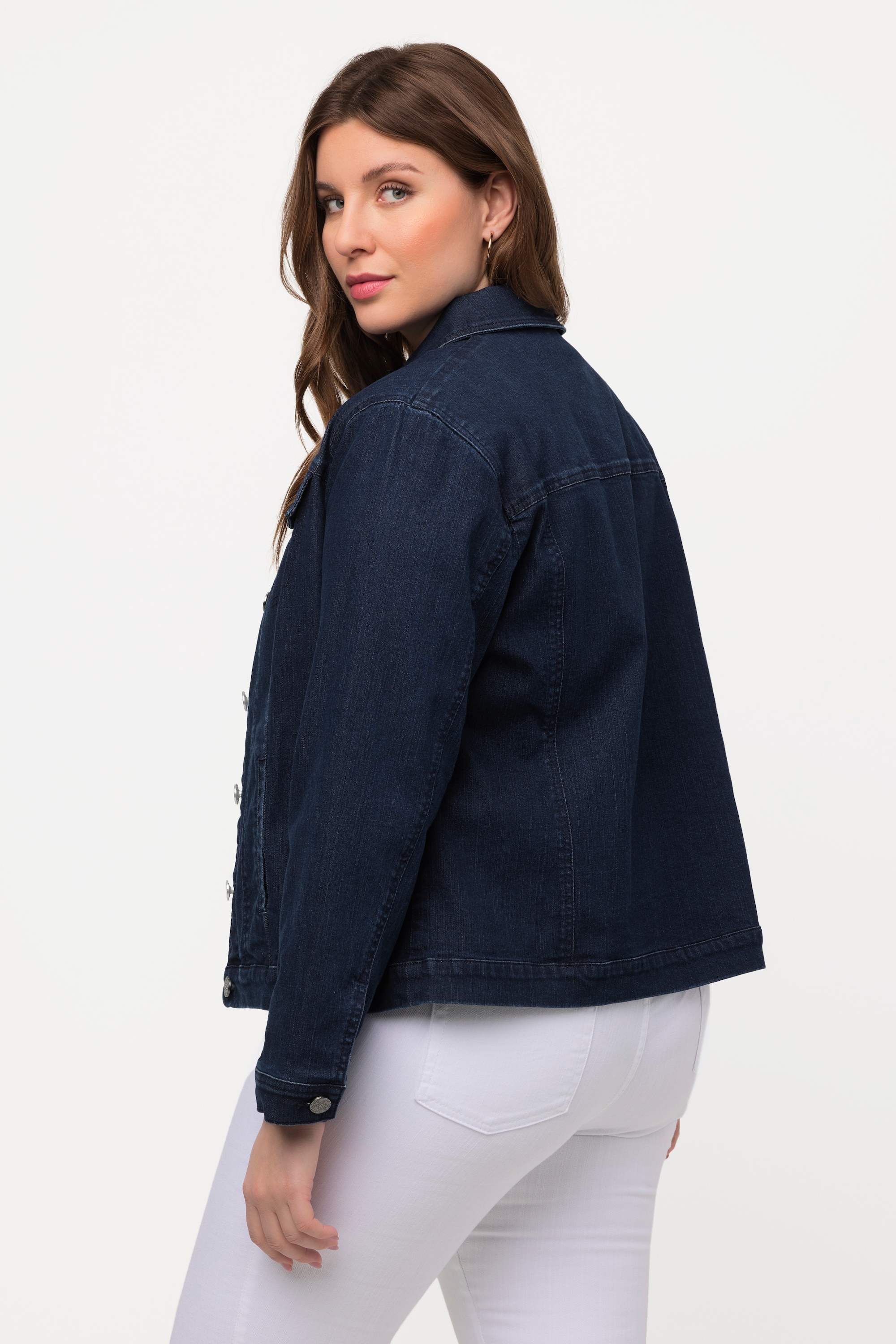 Ulla Popken Damen große Größen Jeansjacke 816319