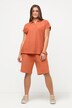 poloshirt, oversized, polokraag, halve mouw, biologisch katoen