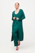 Open Form Ribbed Knit Cardigan Sweater