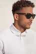 Polo STHUGE en maille piquée, manches courtes et imprimé - jusqu'au 8 XL