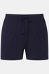 Schlafshorts, 2er-Pack, uni/Ringel, Elastikbund