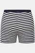 Schlafshorts, 2er-Pack, uni/Ringel, Elastikbund