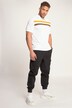 STHUGE poloshirt, piqué, korte mouwen, strepen, tot 8 XL