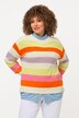 Pull, rayures, oversize, col rond, manches longues
