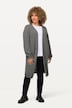 Long-Strickjacke, Eggshape, Oversized, Fledermausarm