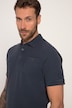Polo, ajuste bajo el abdomen, piqué, lavado ácido, media manga, hasta la talla 8 XL