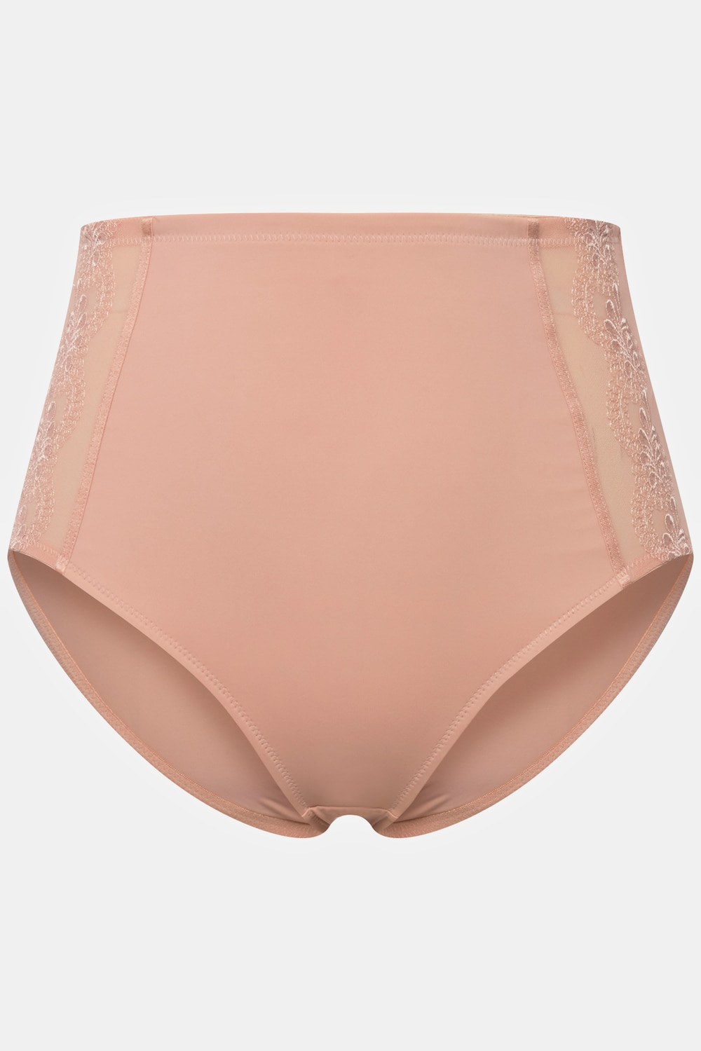 Stora storlekar Shaping-trosgördel med hög midja och spets i sidan, Dam, orange, storlek: 46/48, Bomull/Syntetfibrer/Polyester, Ulla Popken