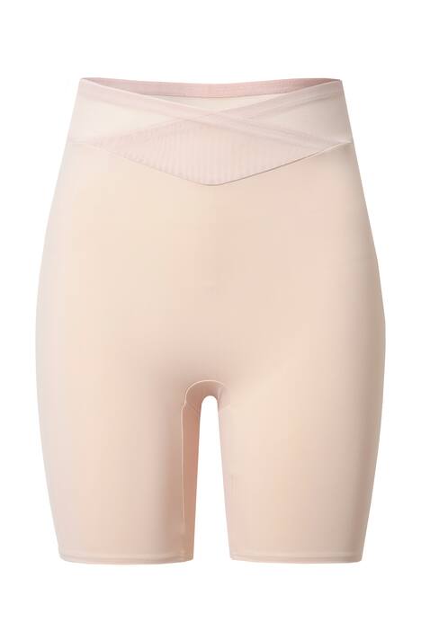 Tvarující kalhotky, široký síťovaný pas, zavinovací efekt, vysoký pas